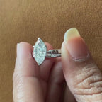3 CT Certified Marquise Lab Grown Diamond Engagement Ring Solitaire